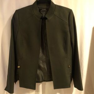 Tahari olive jacket
